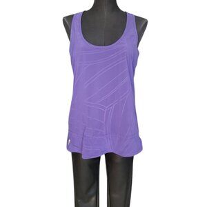 Lole Purple Relaxed Fit Tunic Tank Top Purple Sz M